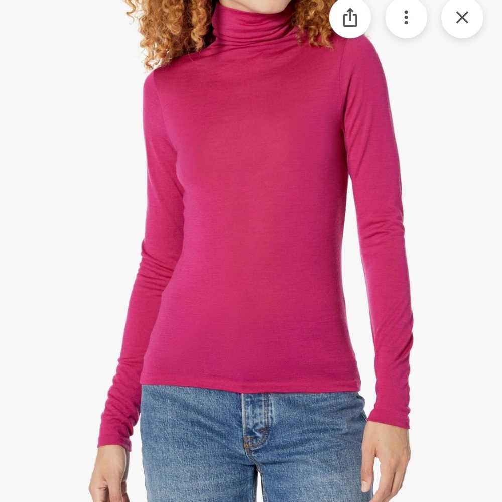 Club Monaco Julianna Turtleneck in Plum